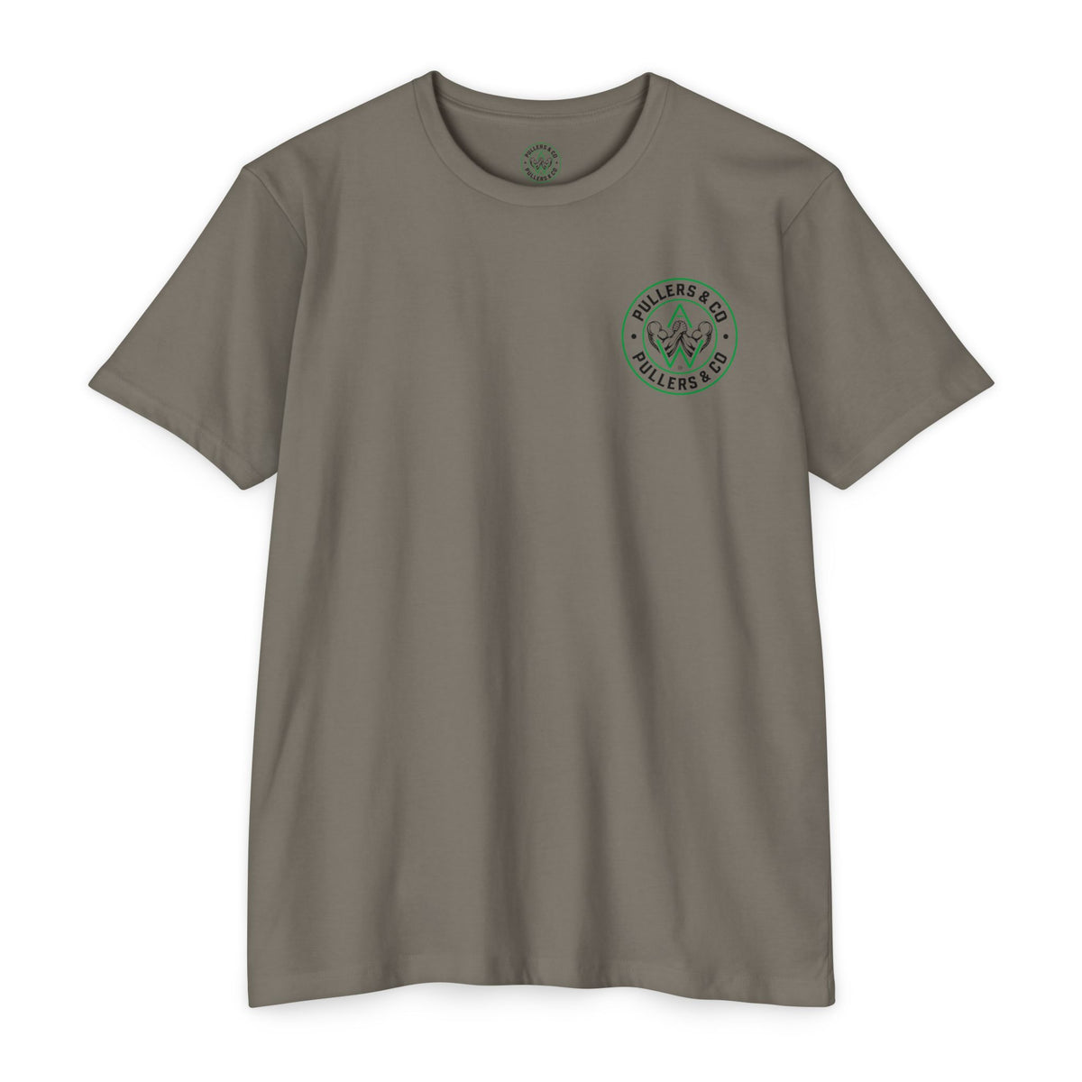 Men's Circular Logo & Classic Arm Emblem T-Shirt | Pullers & Co.