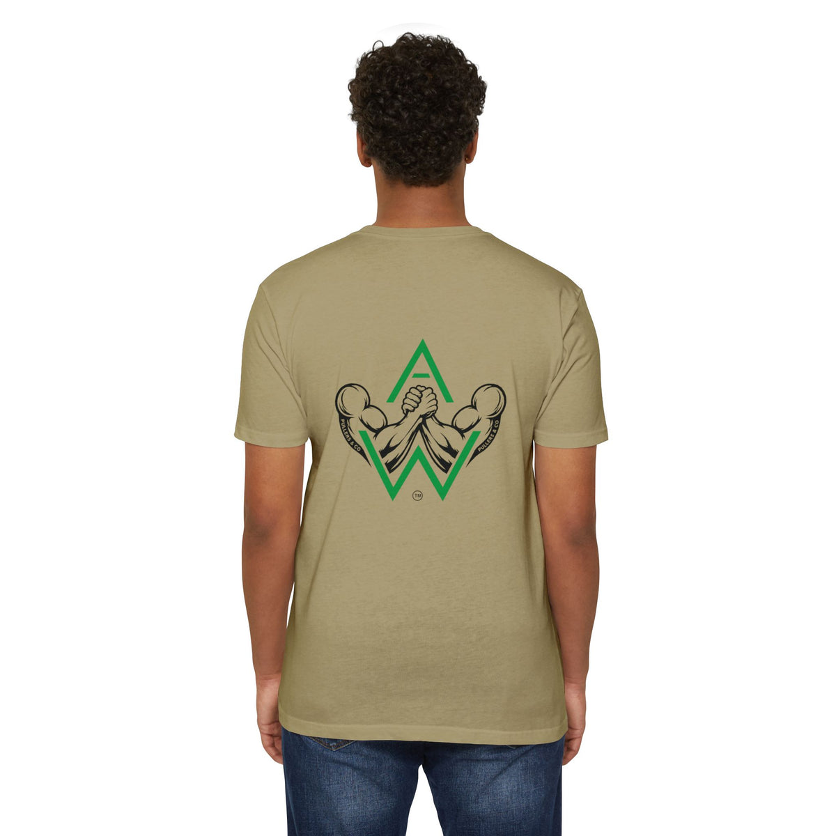 Men's Circular Logo & Classic Arm Emblem T-Shirt | Pullers & Co.