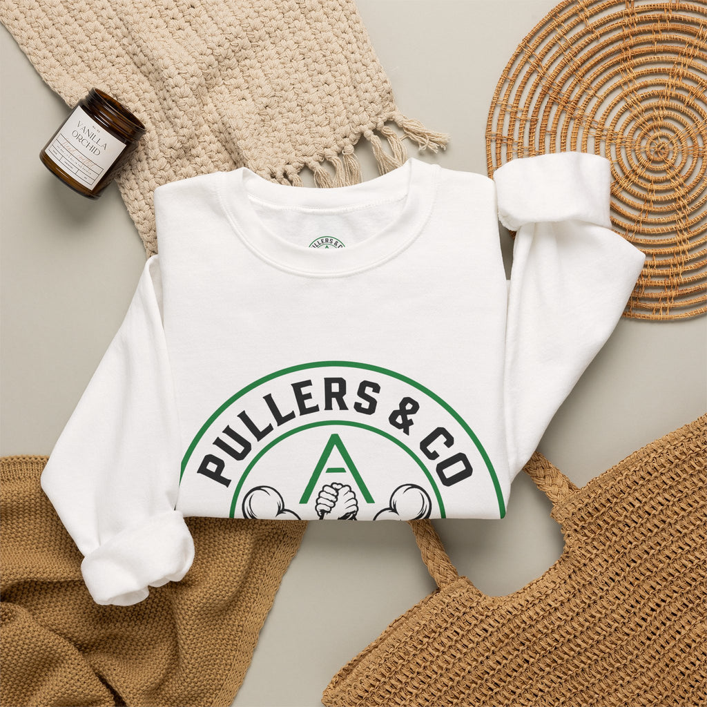 Women's Crewneck Sweatshirt Circular Logo - UNISEX | Pullers & Co.