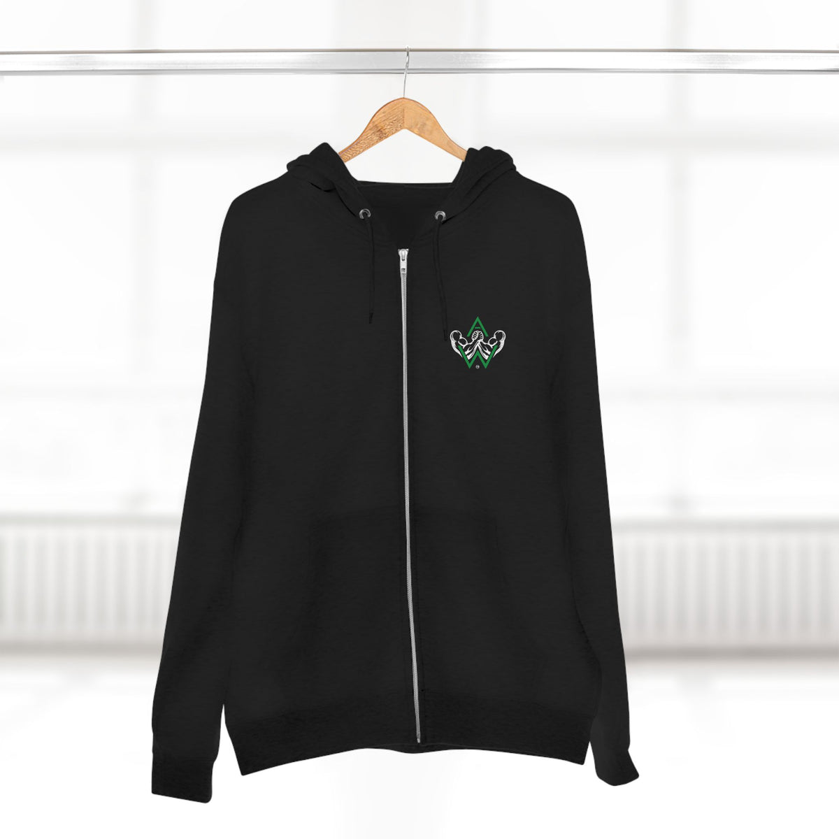 Arm Wrestling Unisex Zip-Up Hoodie | Pullers & Co. Full-Zip Sweatshirt