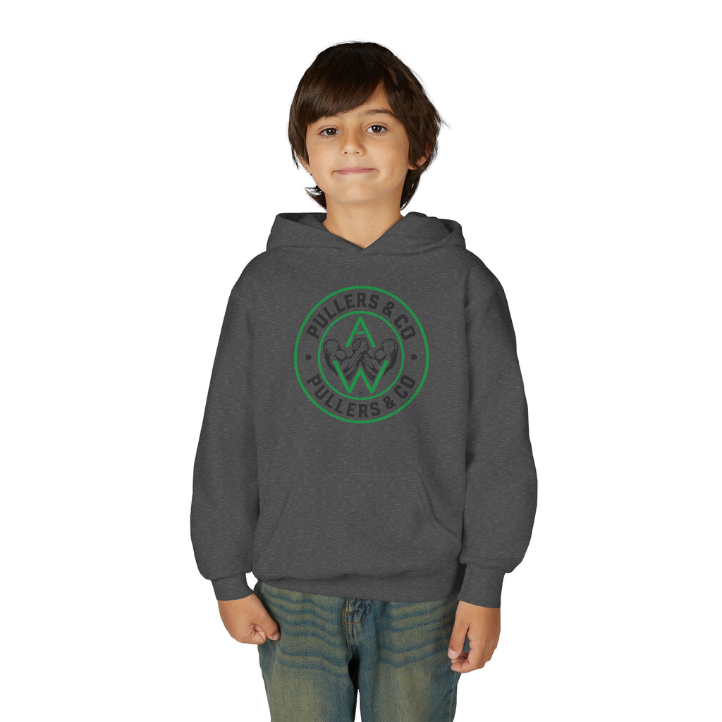Youth Pullover Hoodie - Circular Logo - UNISEX | Pullers & Co.