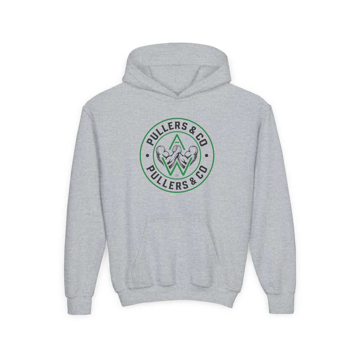 Youth Pullover Hoodie - Circular Logo - UNISEX | Pullers & Co.