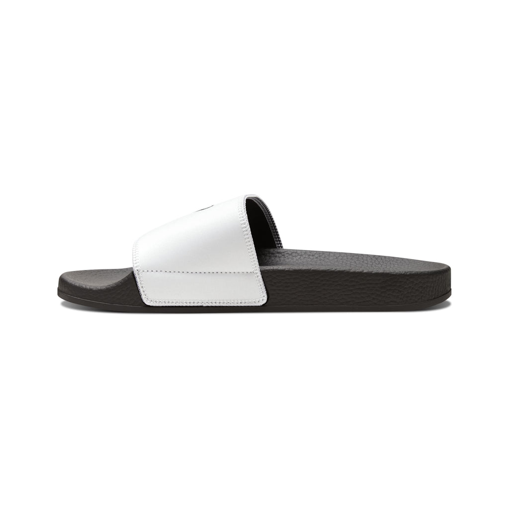 Men's Logo Slide Sandals — Pulllers & Co. Removable Strap Pool Slides
