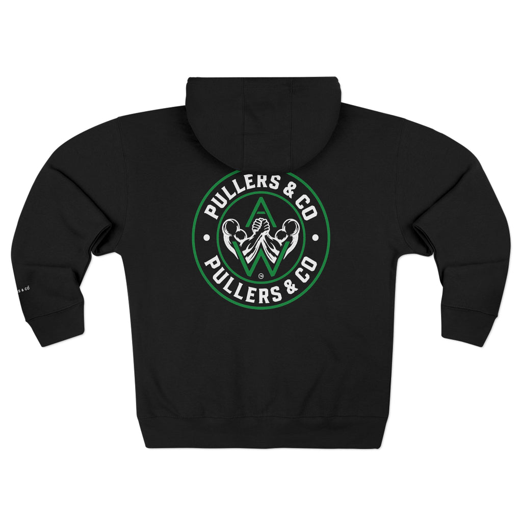 Arm Wrestling Unisex Zip-Up Hoodie | Pullers & Co. Full-Zip Sweatshirt