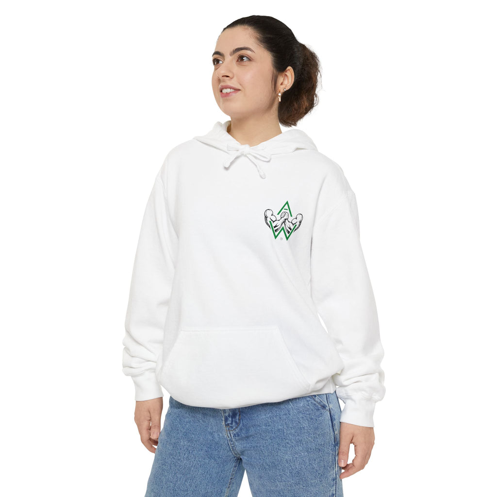 Arm Wrestling Pullover Hoodie Unisex | Classic Arm Emblem & Circular Logo | Pullers & Co.
