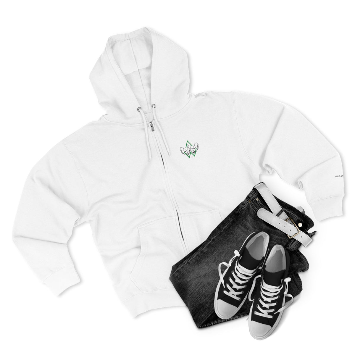 Arm Wrestling Unisex Zip-Up Hoodie | Pullers & Co. Full-Zip Sweatshirt