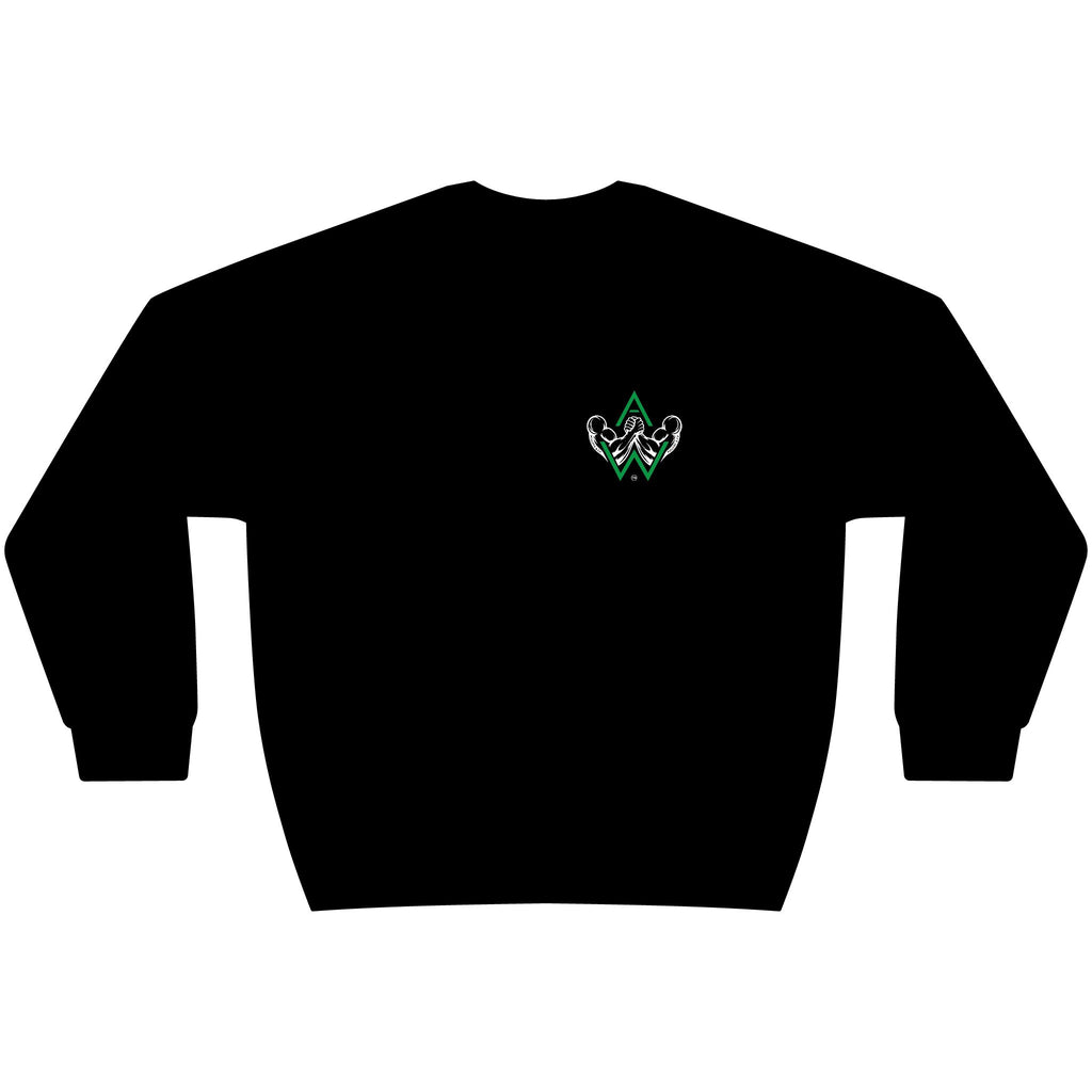 Arm Wrestling Crewneck Sweatshirt Unisex | Classic Arm Emblem & Circular Logo | Pullers & Co.