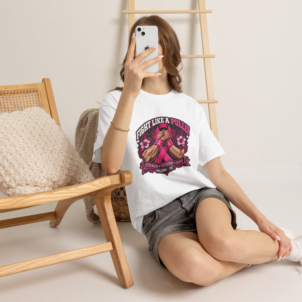 Fight Like a Puller Breast Cancer Awareness T-Shirt | Pullers & Co.