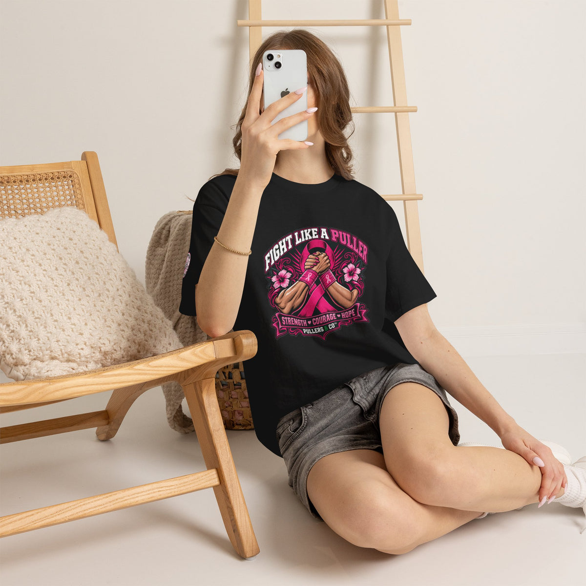 Fight Like a Puller Breast Cancer Awareness T-Shirt | Pullers & Co.