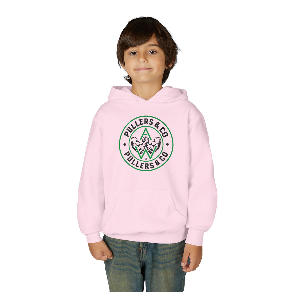 Youth Pullover Hoodie - Circular Logo - UNISEX | Pullers & Co.