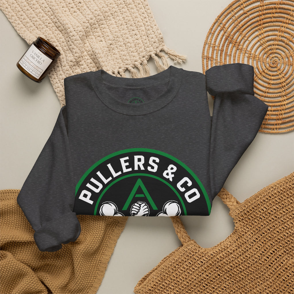 Men's Crewneck Sweatshirt Circular Logo - UNISEX | Pullers & Co.