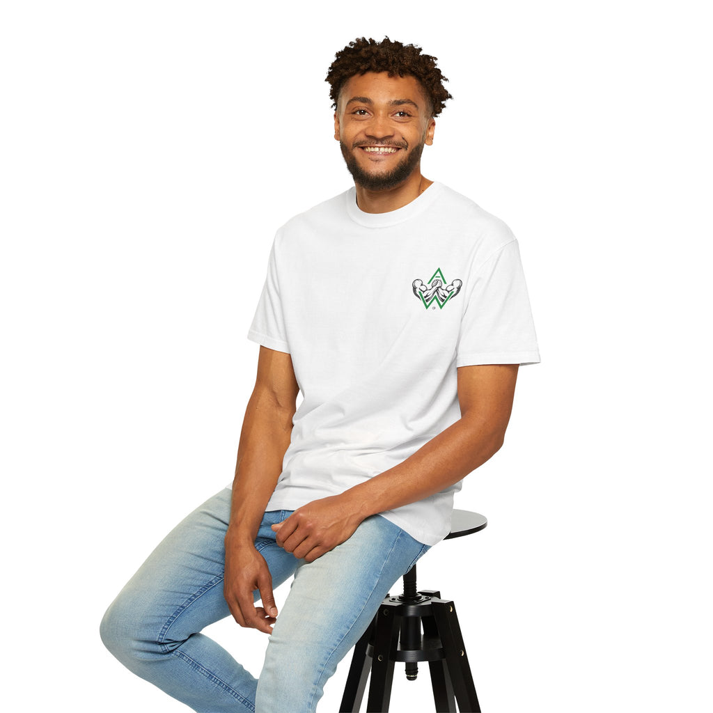 Classic Arm Wrestling Logo T-Shirt Unisex | Pullers & Co. Comfort Colors 1717 Tee
