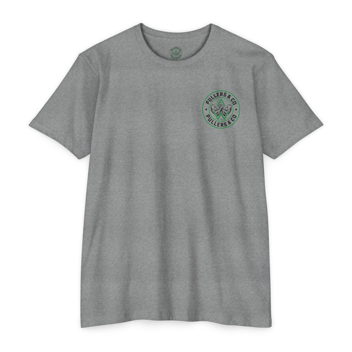 Men's Circular Logo & Classic Arm Emblem T-Shirt | Pullers & Co.