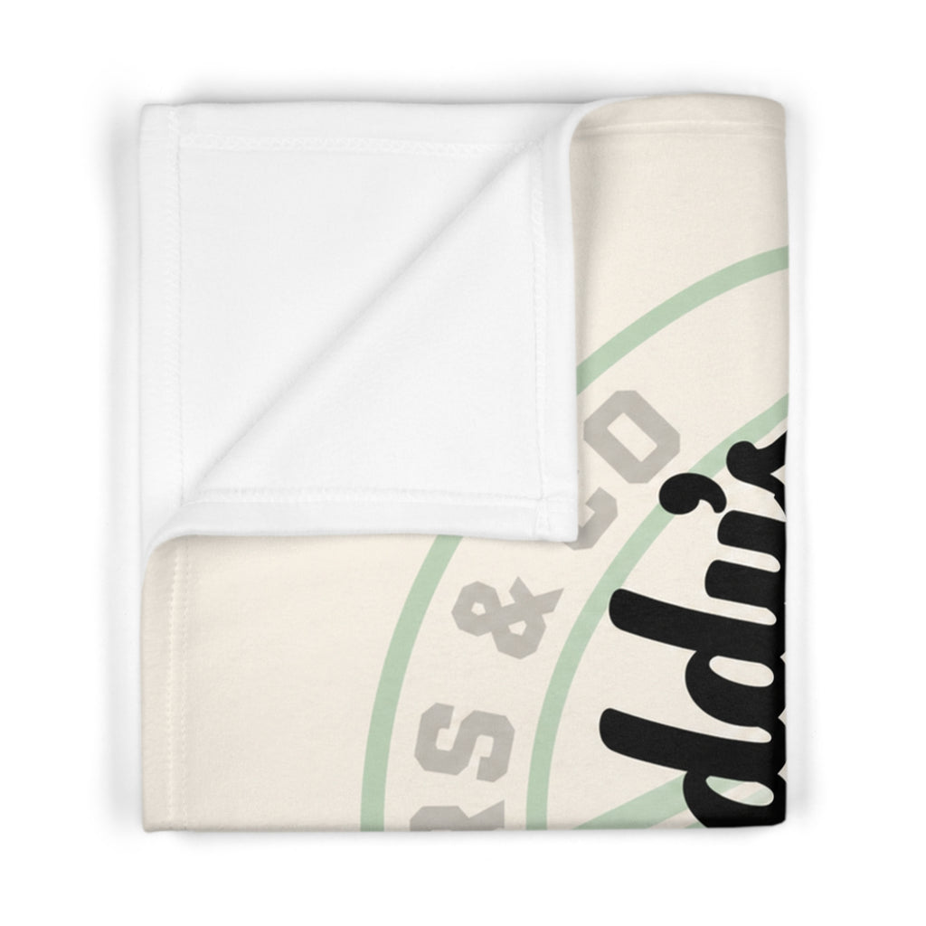 Daddy’s Little Puller Baby Blanket – Soft Fleece Arm Wrestling Design