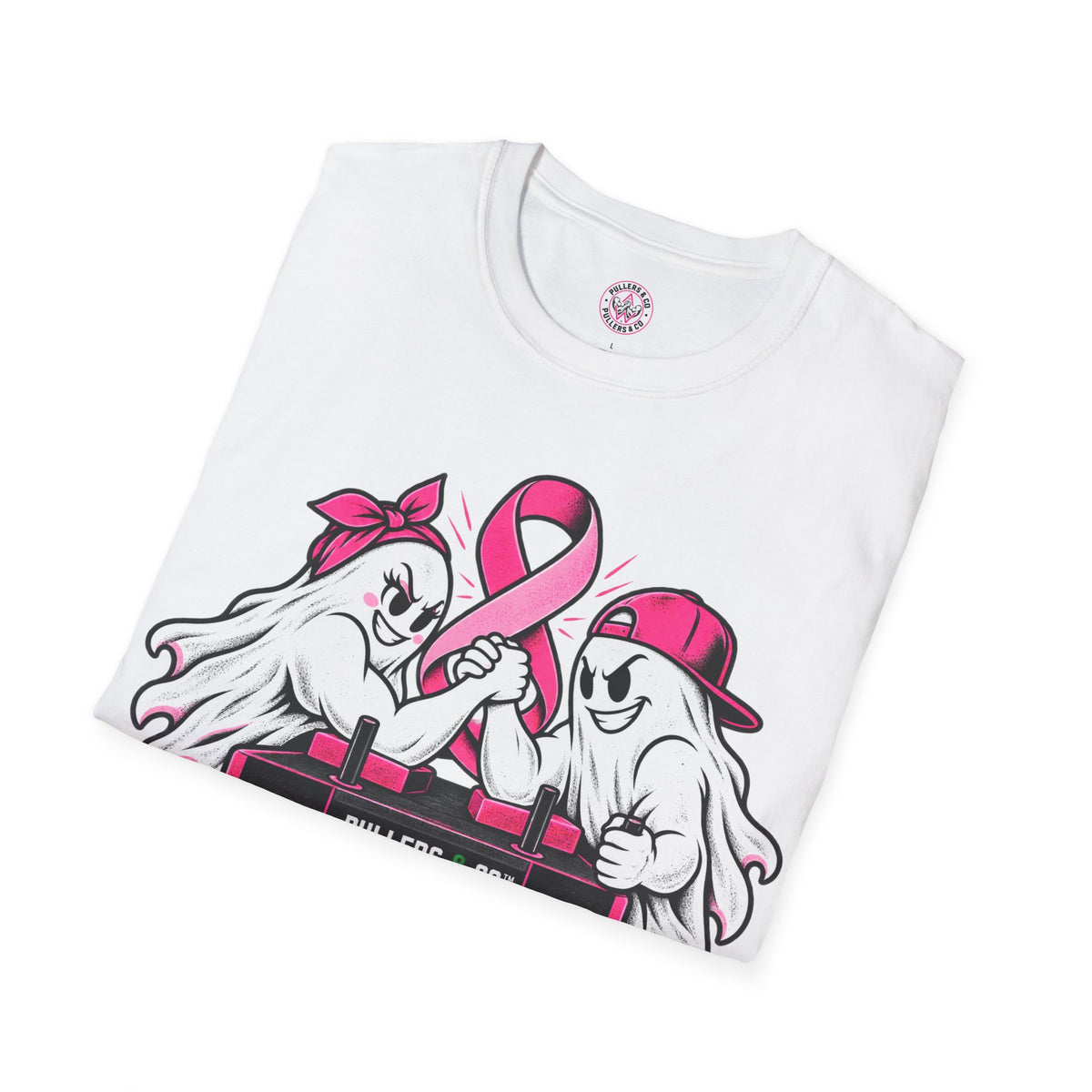 BOOOO-BIES! Pulling for a Cure T-Shirt Unisex | Pullers & Co. Breast Cancer Awareness Tee