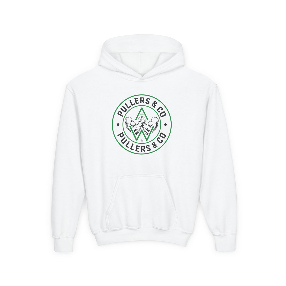 Youth Pullover Hoodie - Circular Logo - UNISEX | Pullers & Co.