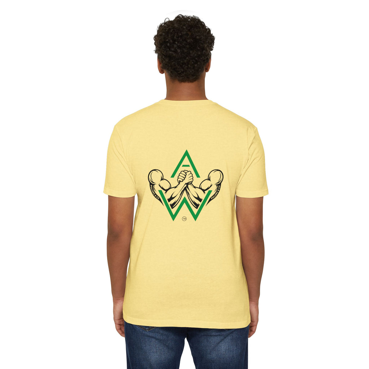 Men's Circular Logo & Classic Arm Emblem T-Shirt | Pullers & Co.