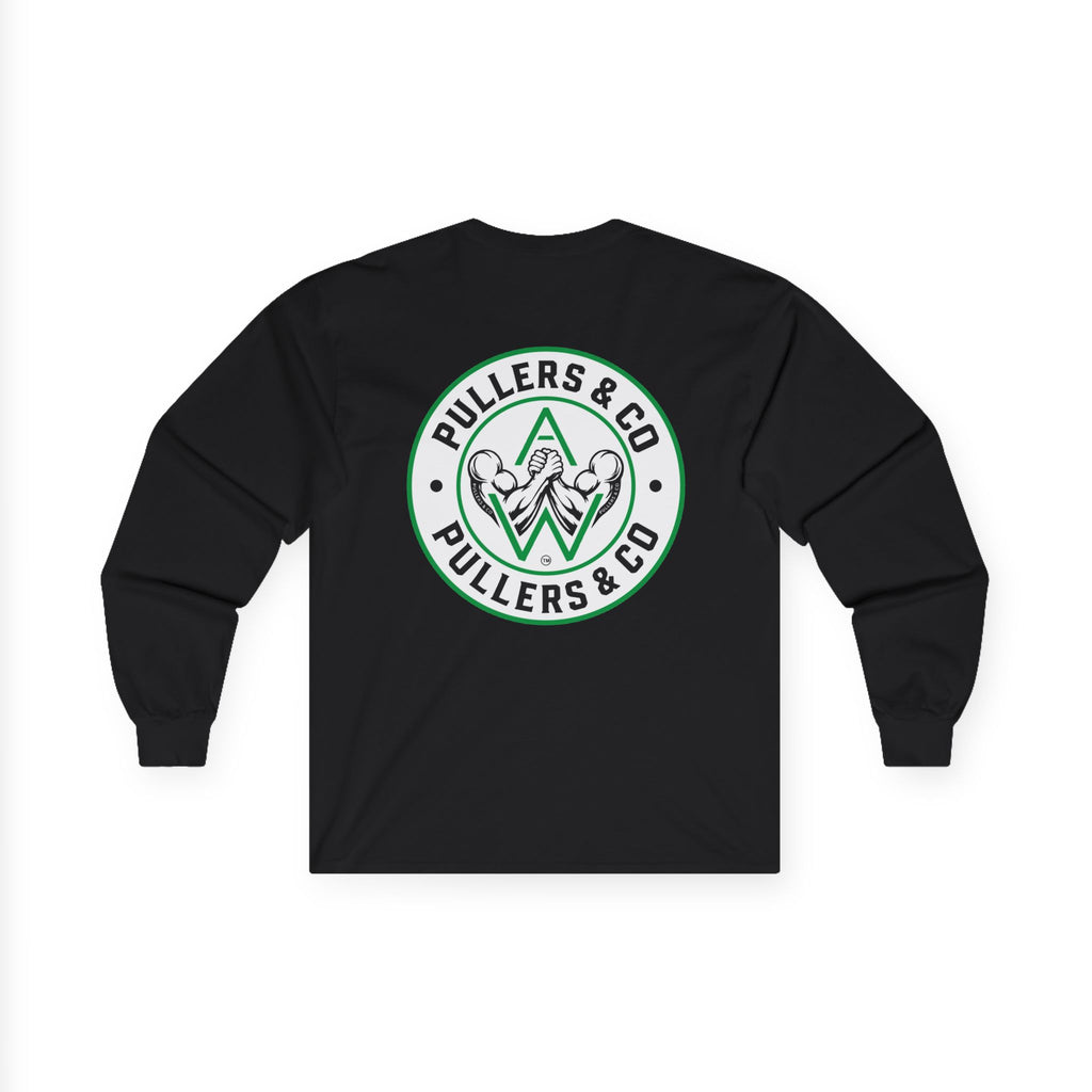 Halloween Skeleton-Pumpkin Head Arm Wrestling Long Sleeve Unisex Shirt | Pullers & Co.