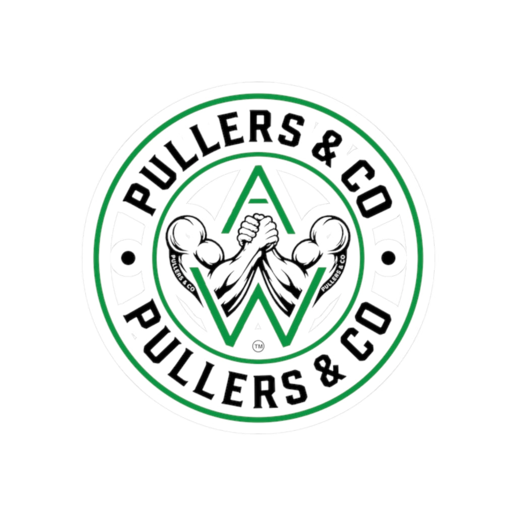 Circular Logo Kiss-Cut Sticker  Transparent | Pullers & Co.