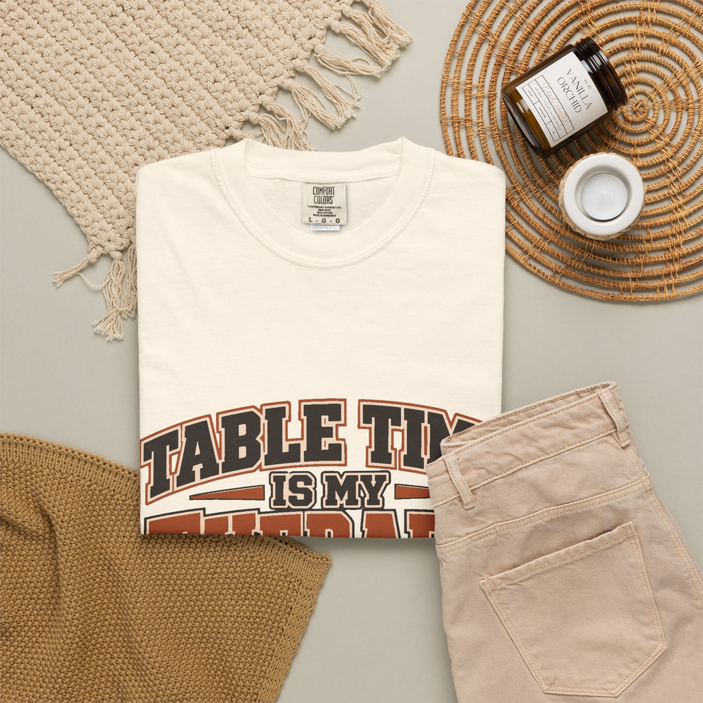 Table Time Is My Therapy Arm Wrestling T-Shirt Unisex | Pullers & Co.