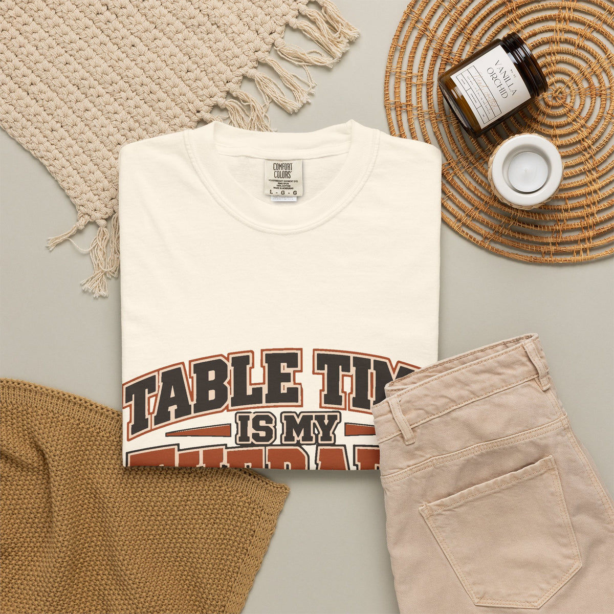 Table Time Is My Therapy Arm Wrestling T-Shirt Unisex | Pullers & Co.