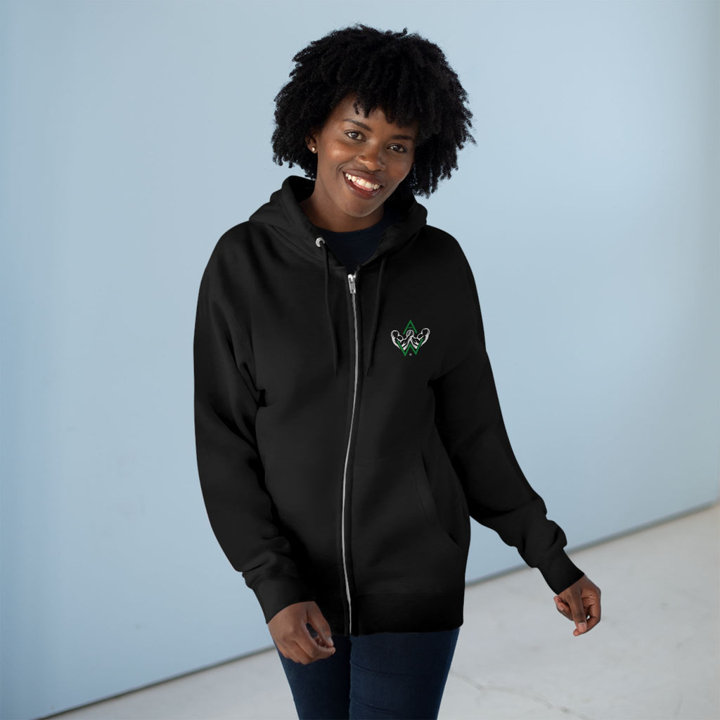 Arm Wrestling Unisex Zip-Up Hoodie | Pullers & Co. Full-Zip Sweatshirt