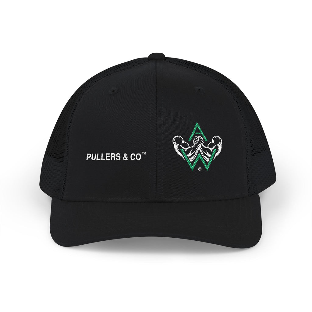 Embroidered Trucker Cap | Pullers & Co. Rope Logo Snapback