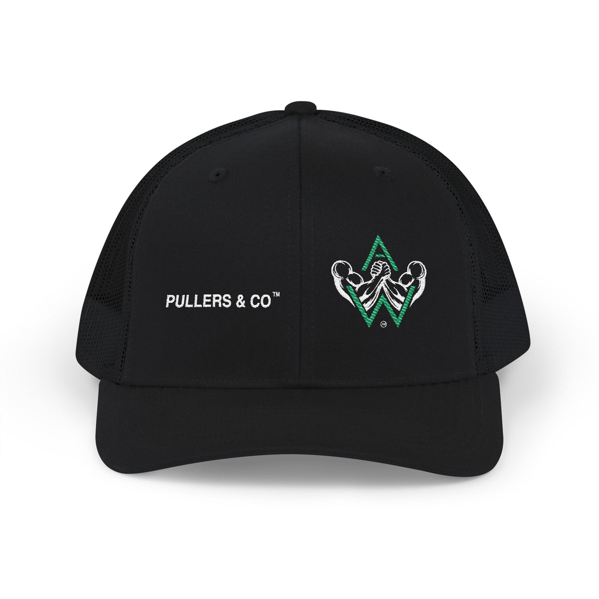Embroidered Trucker Cap | Pullers & Co. Rope Logo Snapback