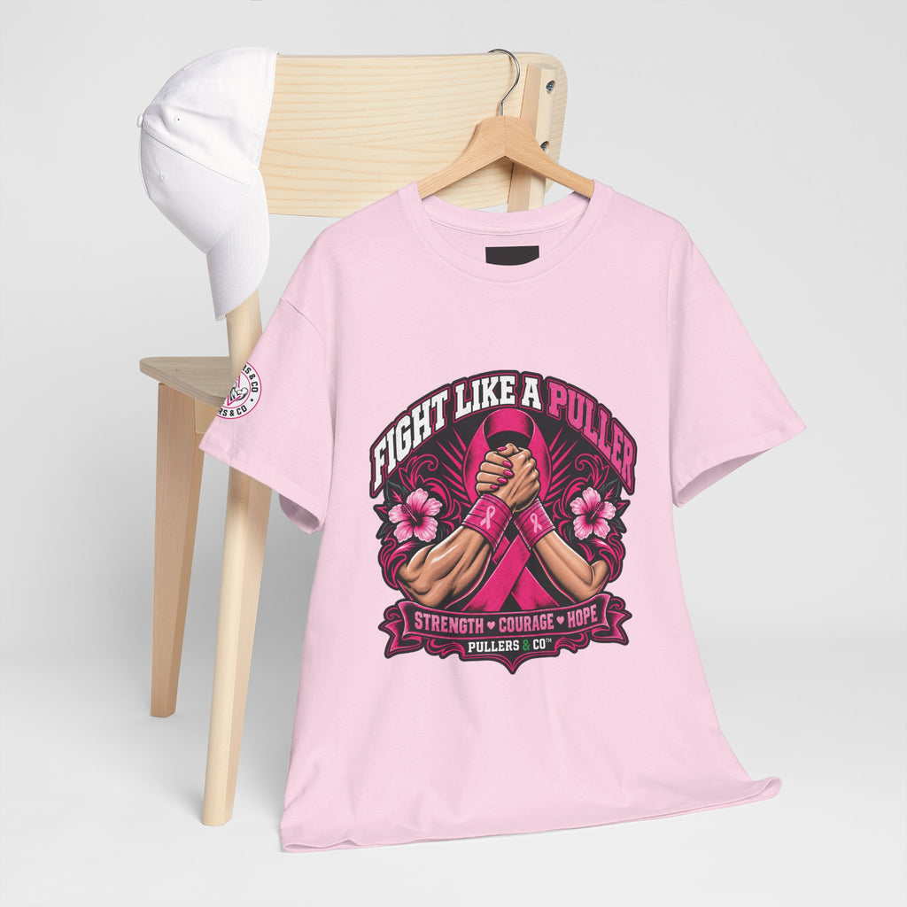 Fight Like a Puller Breast Cancer Awareness T-Shirt | Pullers & Co.