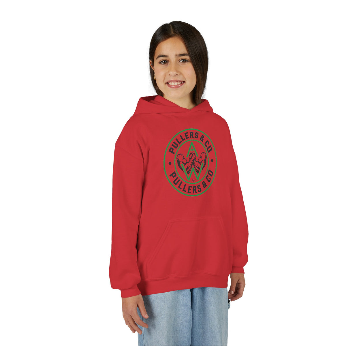 Youth Pullover Hoodie - Circular Logo - UNISEX | Pullers & Co.