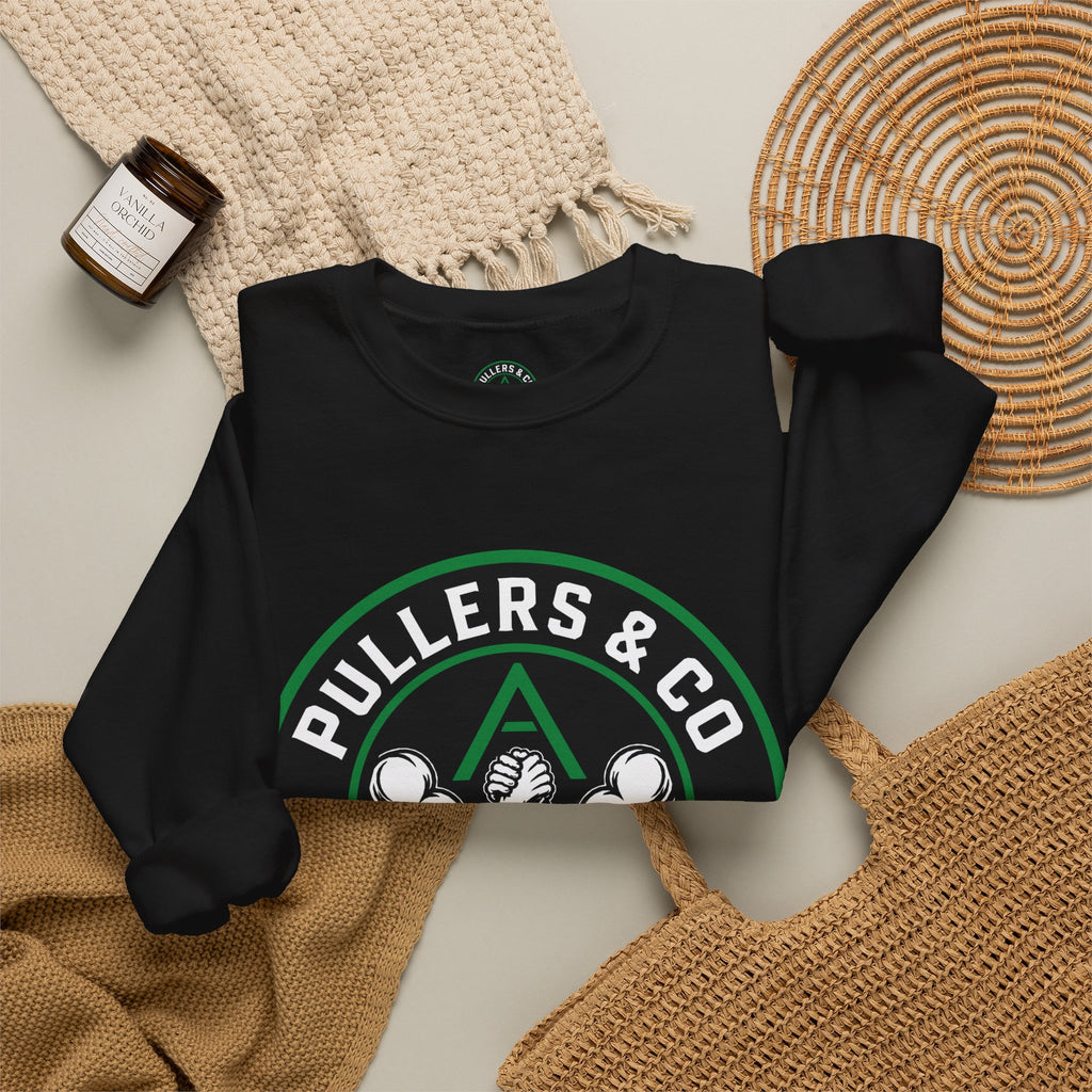 Men's Crewneck Sweatshirt Circular Logo - UNISEX | Pullers & Co.