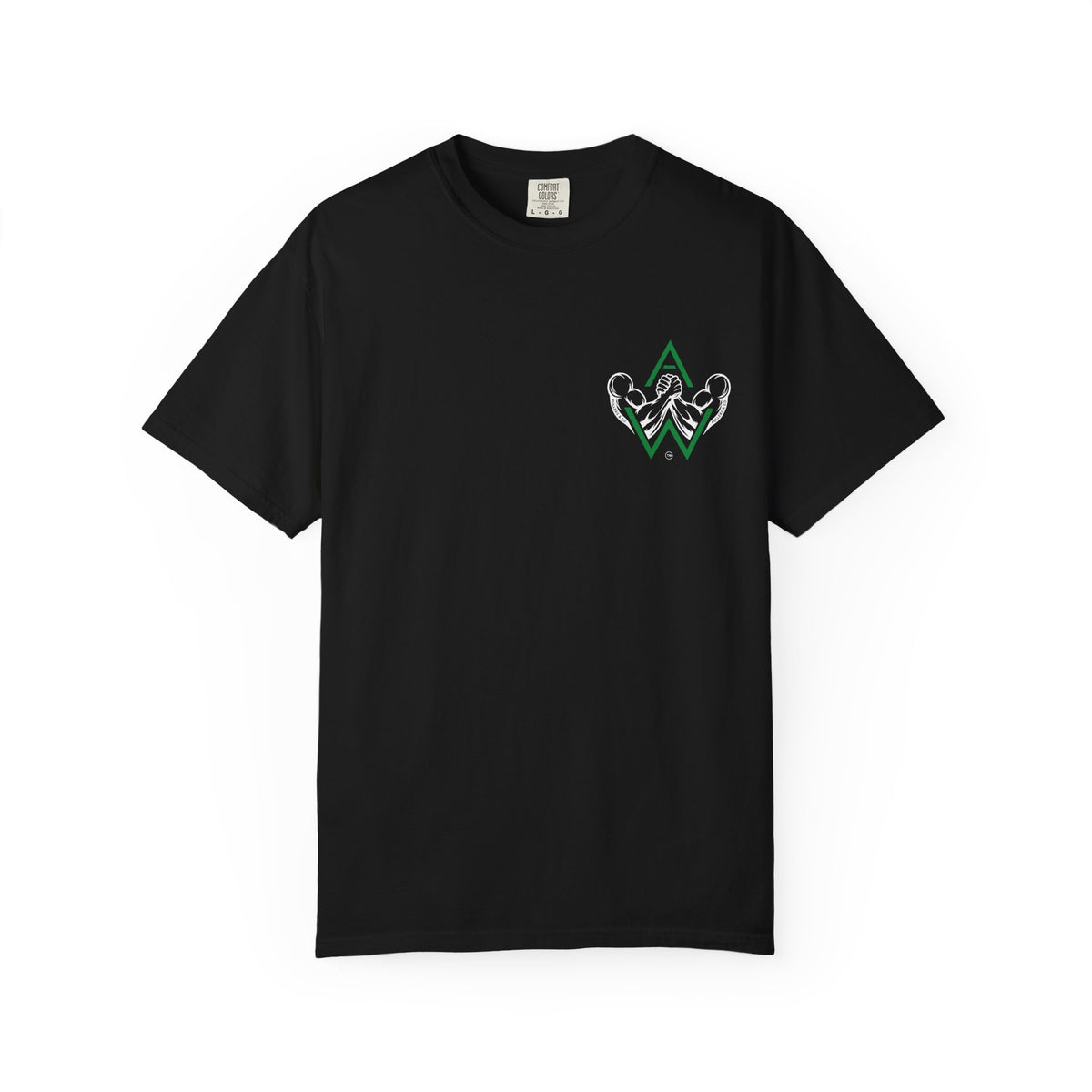 Classic Arm Wrestling Logo T-Shirt Unisex | Pullers & Co. Comfort Colors 1717 Tee