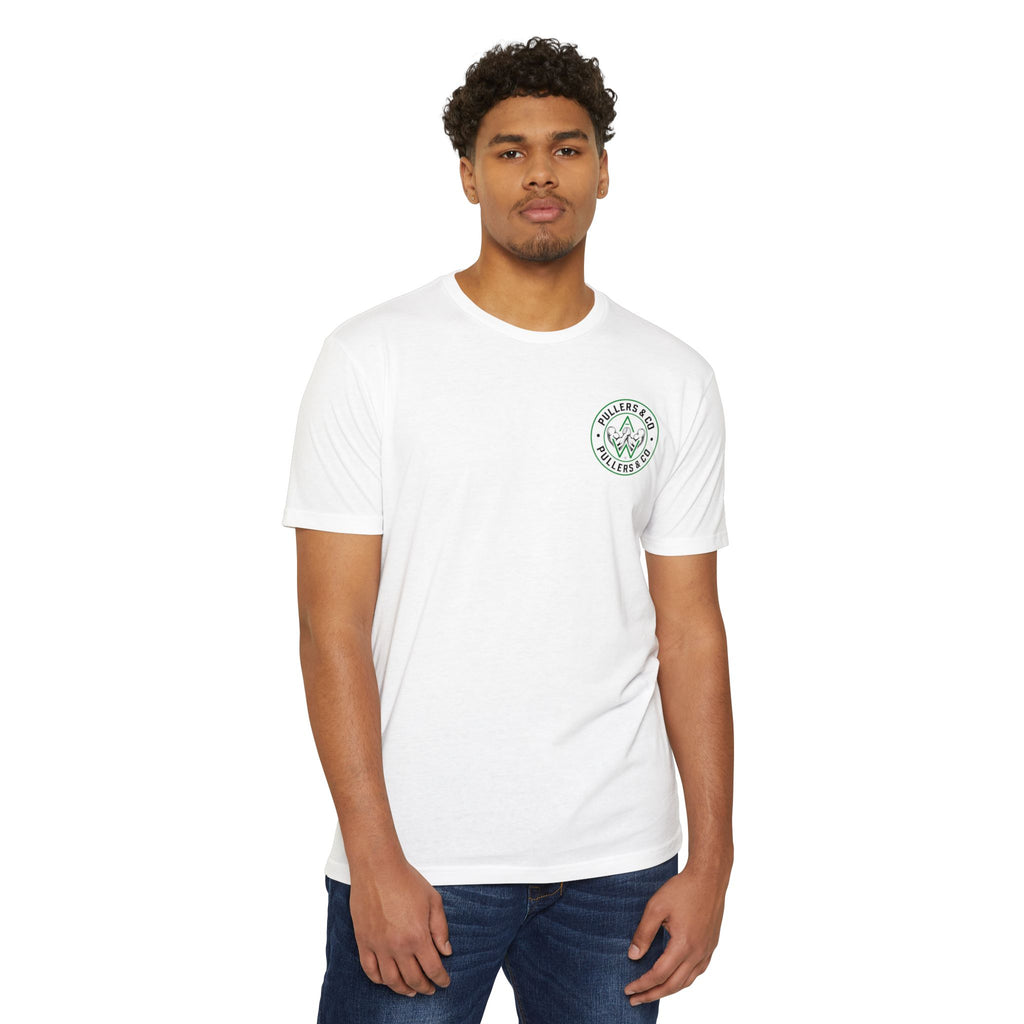 Men's Circular Logo & Classic Arm Emblem T-Shirt | Pullers & Co.