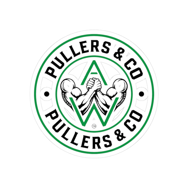 Circular Logo Kiss-Cut Sticker  Transparent | Pullers & Co.