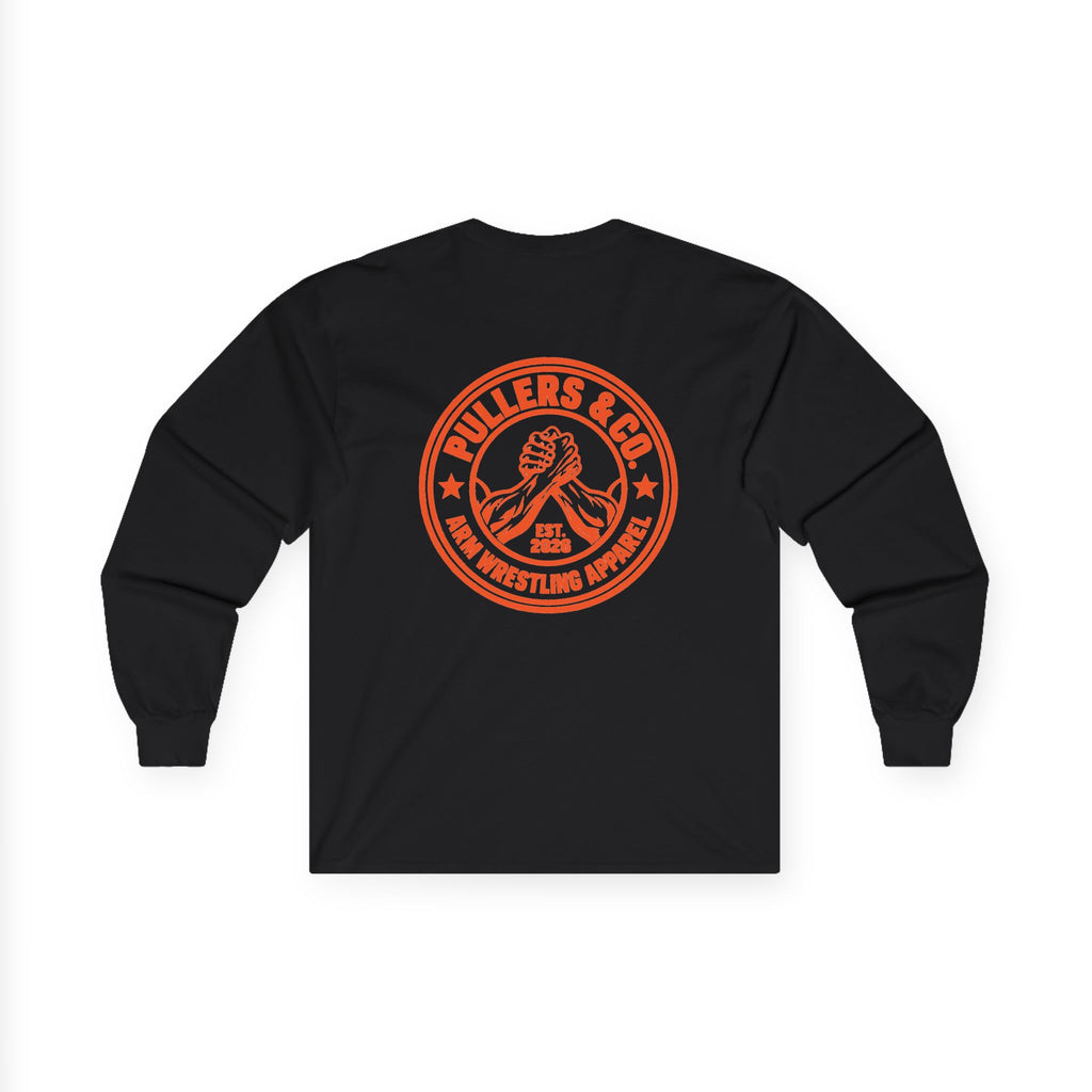 Halloween Skeleton Arm Wrestling Long Sleeve Unisex Shirt | Pullers & Co.