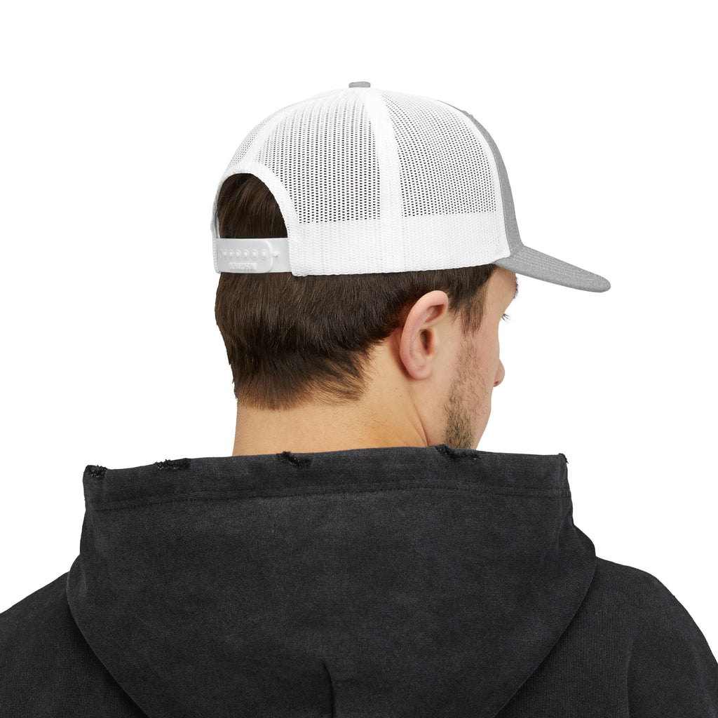 Embroidered Trucker Cap | Pullers & Co. Rope Logo Snapback