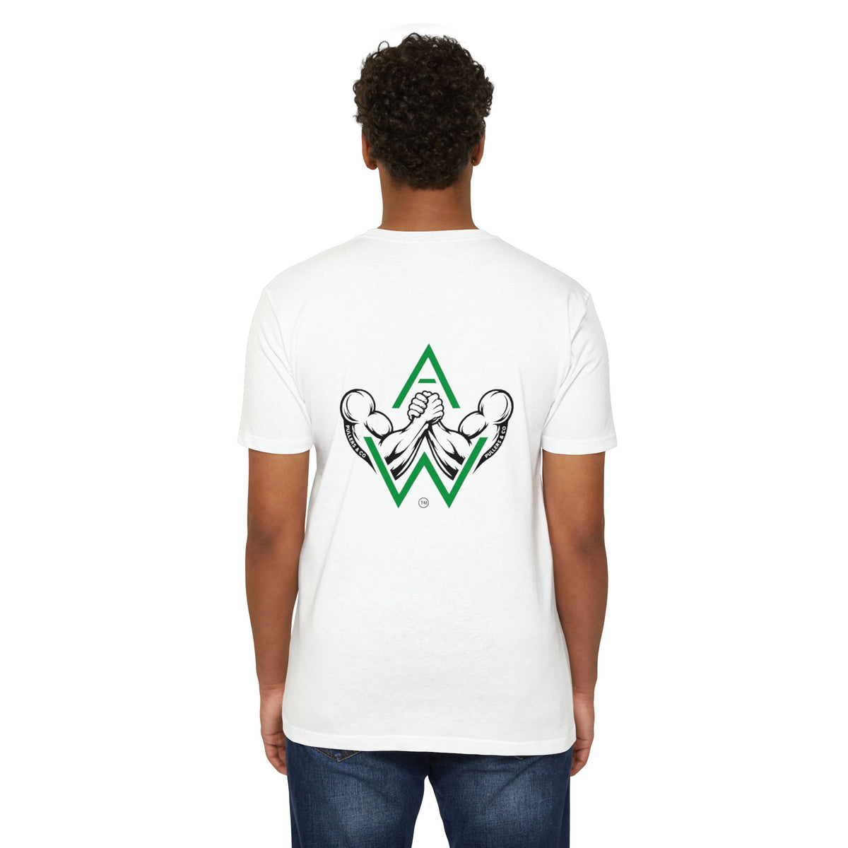 Men's Circular Logo & Classic Arm Emblem T-Shirt | Pullers & Co.