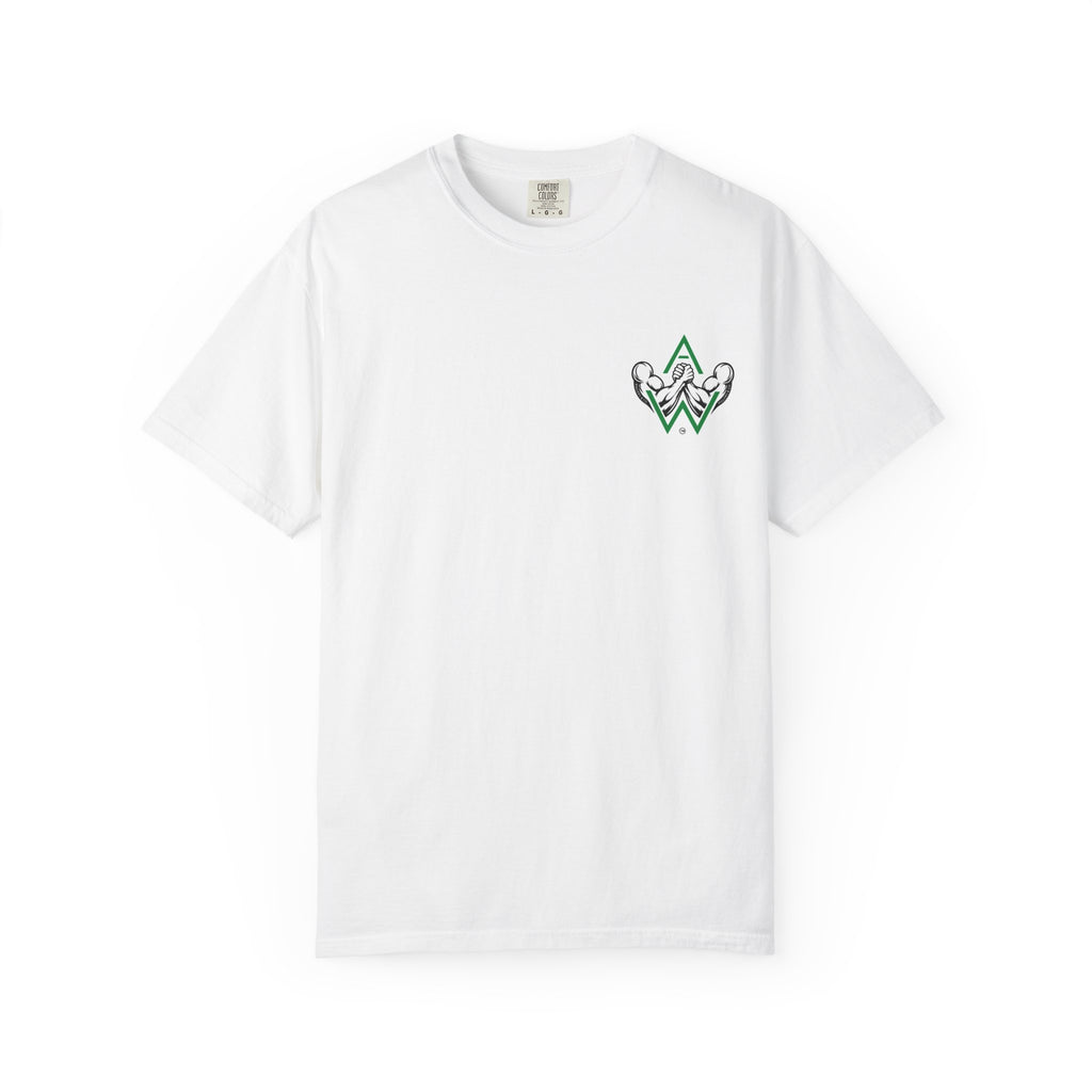 Classic Arm Wrestling Logo T-Shirt Unisex | Pullers & Co. Comfort Colors 1717 Tee