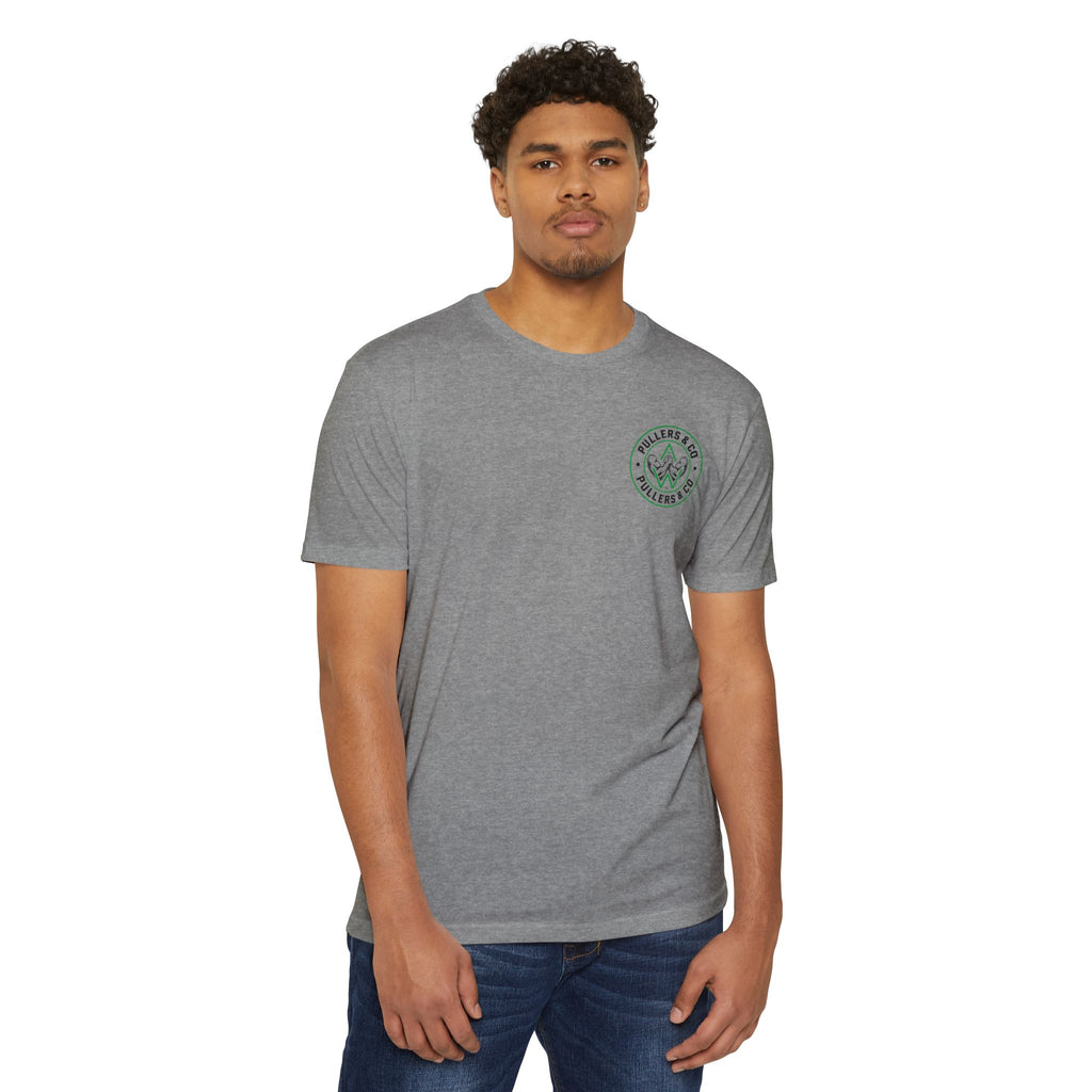 Men's Circular Logo & Classic Arm Emblem T-Shirt | Pullers & Co.