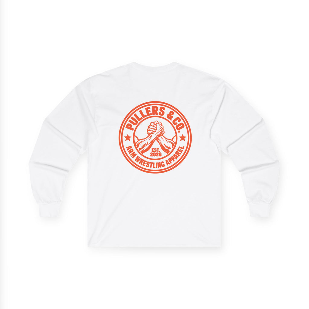 Halloween Skeleton Arm Wrestling Long Sleeve Unisex Shirt | Pullers & Co.