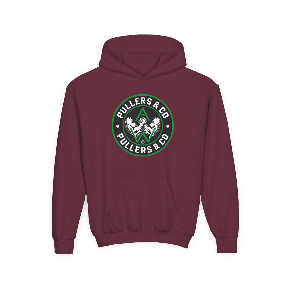 Youth Pullover Hoodie - Circular Logo - UNISEX | Pullers & Co.