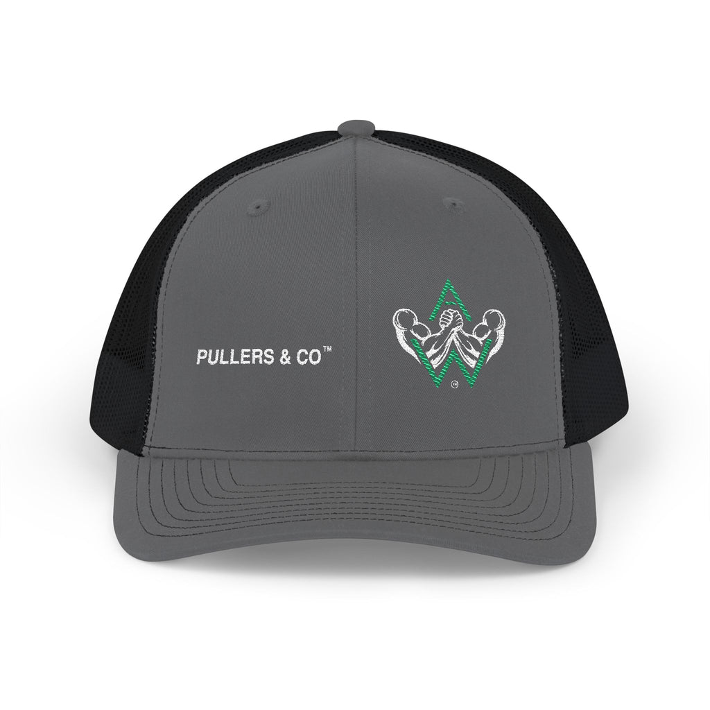 Embroidered Trucker Cap | Pullers & Co. Rope Logo Snapback