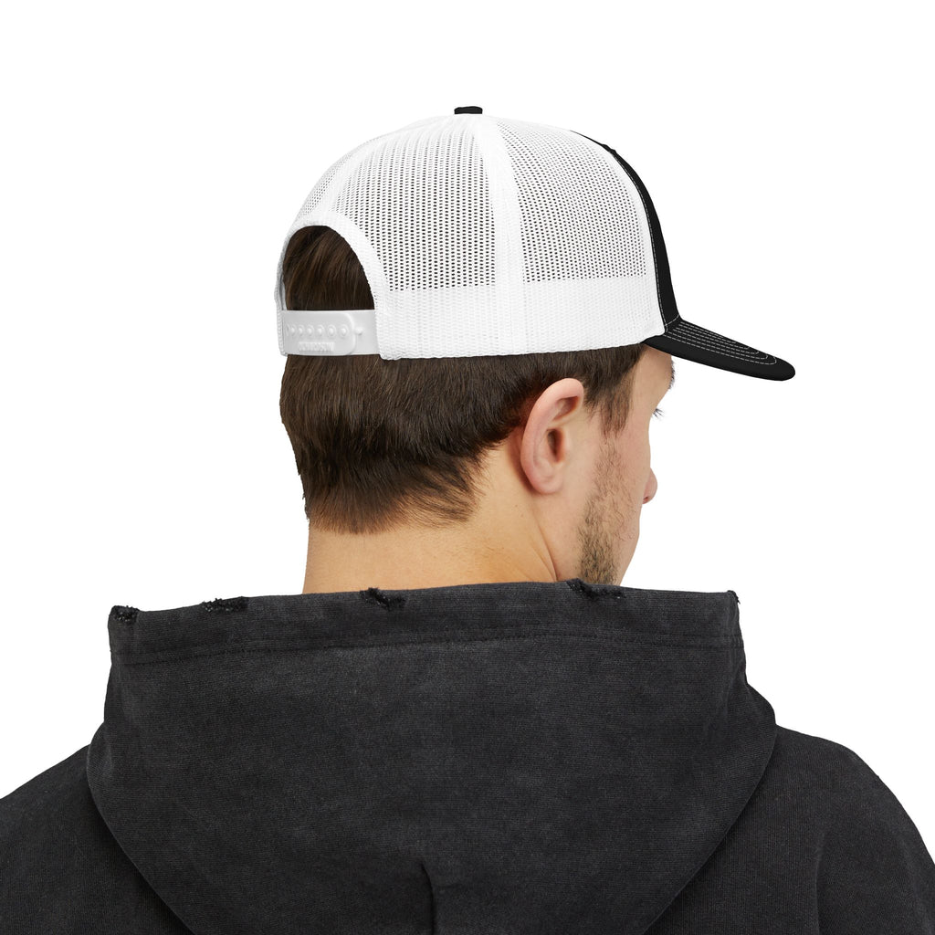 Embroidered Trucker Cap | Pullers & Co. Rope Logo Snapback