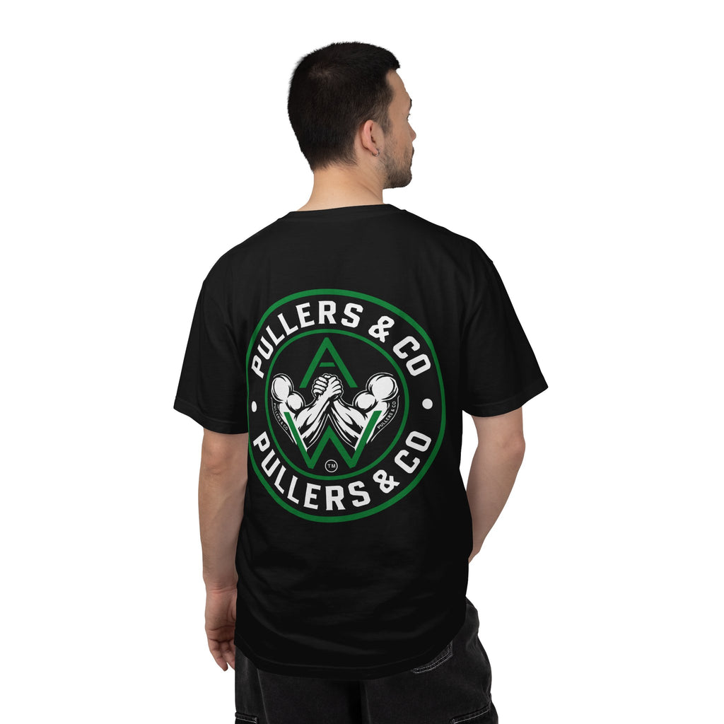Classic Arm Wrestling Logo T-Shirt Unisex | Pullers & Co. Comfort Colors 1717 Tee