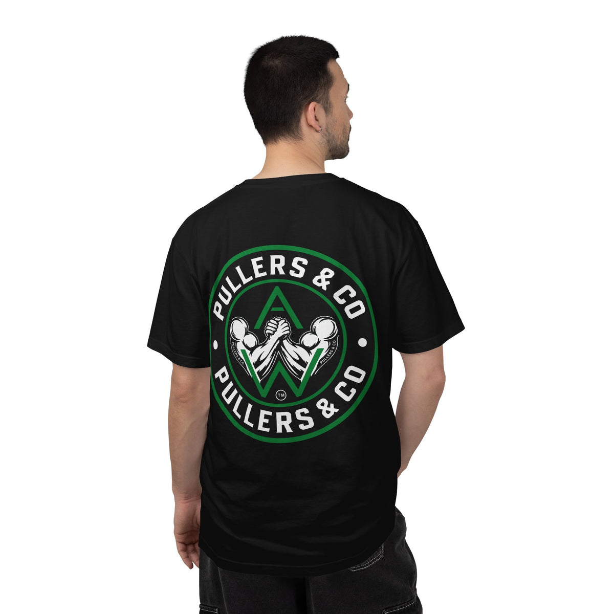 Classic Arm Wrestling Logo T-Shirt Unisex | Pullers & Co. Comfort Colors 1717 Tee