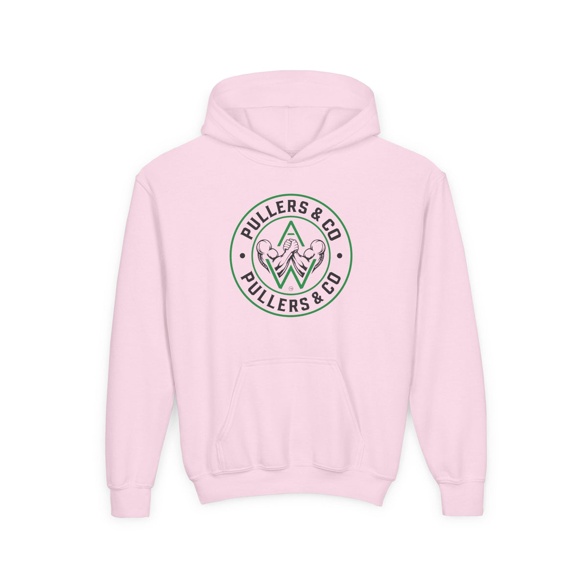 Youth Pullover Hoodie - Circular Logo - UNISEX | Pullers & Co.
