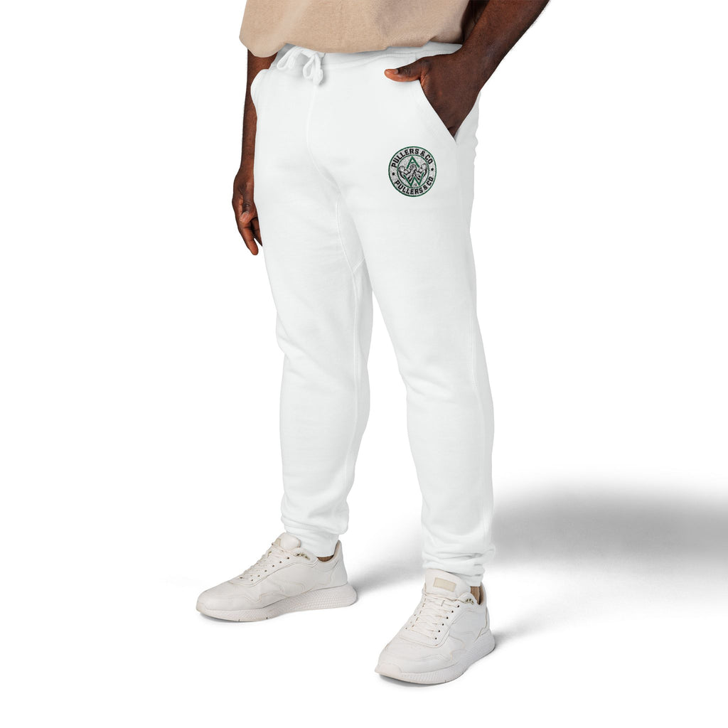 Embroidered Fleece Sweatpants Unisex | Pullers & Co.