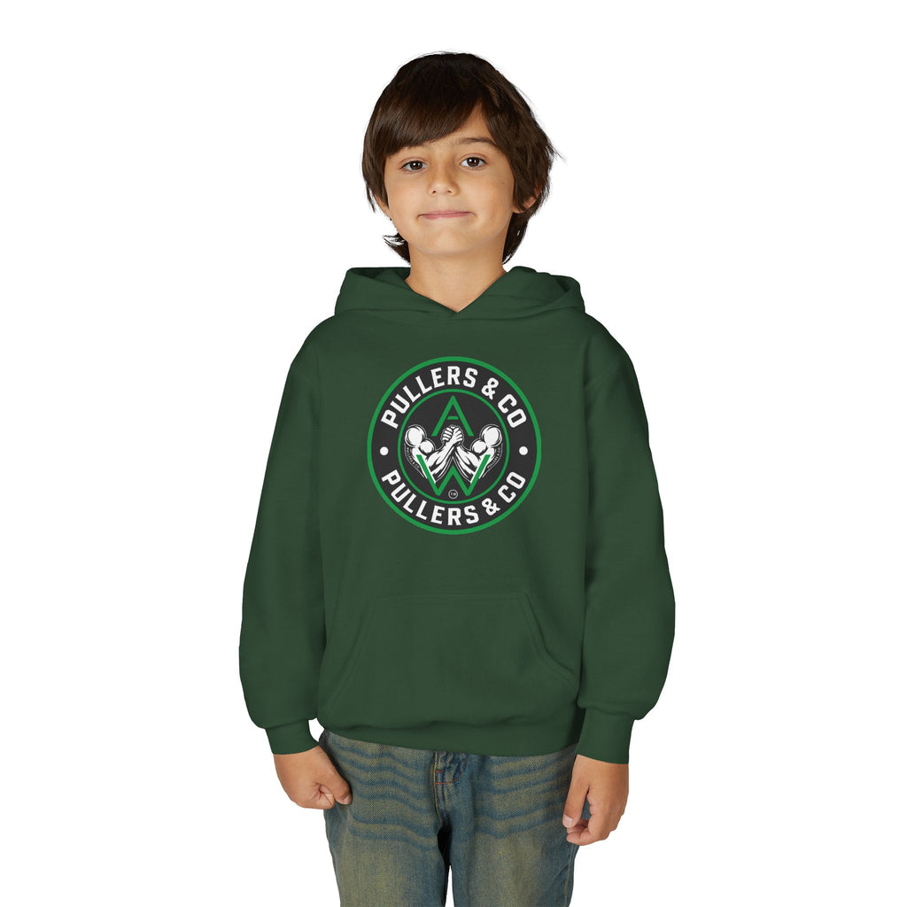 Youth Pullover Hoodie - Circular Logo - UNISEX | Pullers & Co.