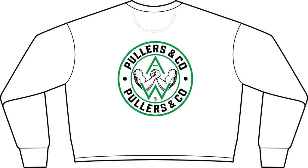 Women’s Arm-Wrestling Logo Cropped Crewneck | Pullers & Co.