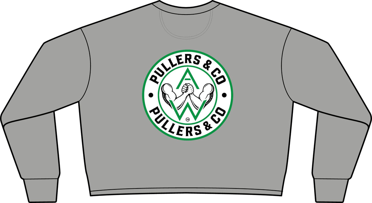 Women’s Arm-Wrestling Logo Cropped Crewneck | Pullers & Co.